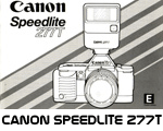 Click to download Canon Speedlite 277T user's manual.