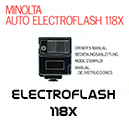Click to download Minolta Auto Electroflash 118X user's manual.