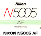 Click to download Nikon N5005 AF user's manual.