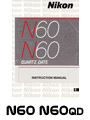 Click to download Nikon N60 & N60 QD user's manual.