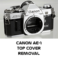 Canon AE-1 Top Cover Removal