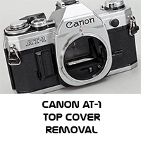 Canon AT-1 Top Cover Removal