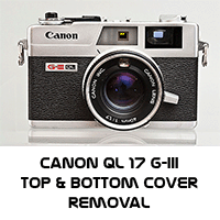Canon QL 17 G-III Top and Bottom Cover Removal