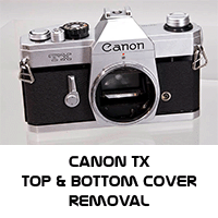 Canon TX Top and Bottom Cover Removal