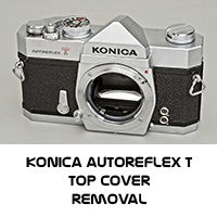 Konica Autoreflex T Top Cover Removal