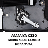 Mamiya C330f Wind-Side Cover Removal