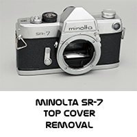 Minolta SR-7 Top Cover Removal