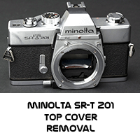 Minolta SR-T 201 Top Cover Removal