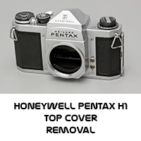 Heiland Pentax H1 Program Top Cover Removal