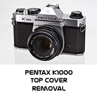 Asahi Pentax K1000 Top Cover Removal