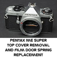 Pentax ME Super Top Cover Removal