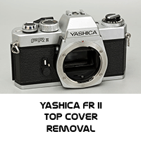 Yashica FR II Top Cover Removal