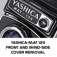 Yashica-Mat 124 Front & Wind-Side Cover Removal